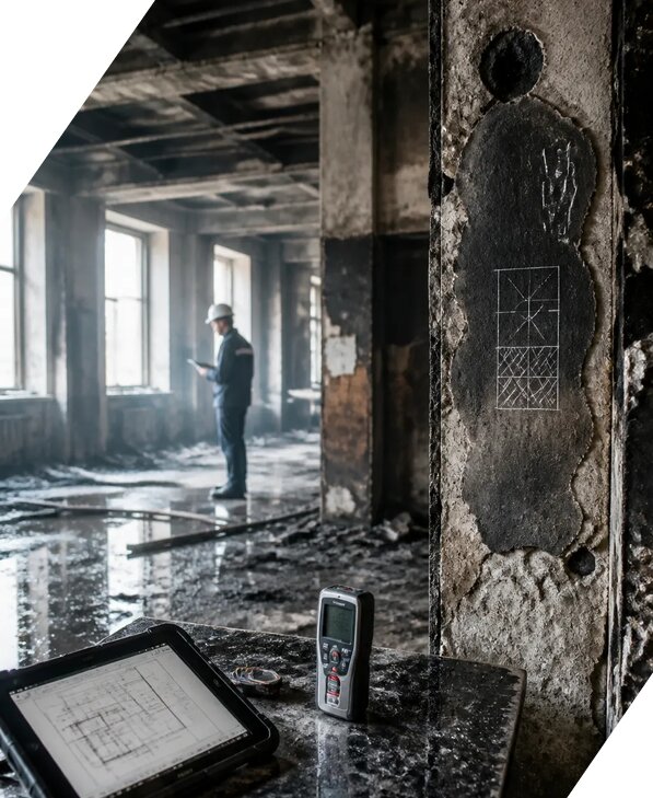 Обследование зданий после пожара в Нижнем Новгороде от 15632 р. | ЭкспертизаРоссия