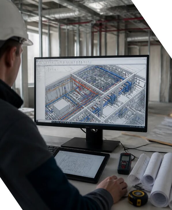 Создание BIM модели инженерных сетей для объектов в Нижнем Новгороде